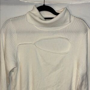 Fashion to Figure Cream Cowl Neck Sweater